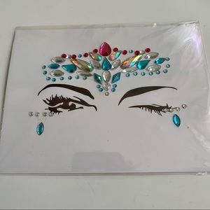 Festival Carnival Face Jewels Gems Stickers